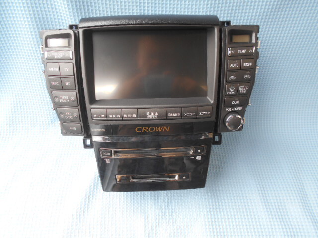 クラウン 純正 GRS182 ナビゲーション モニター拍卖