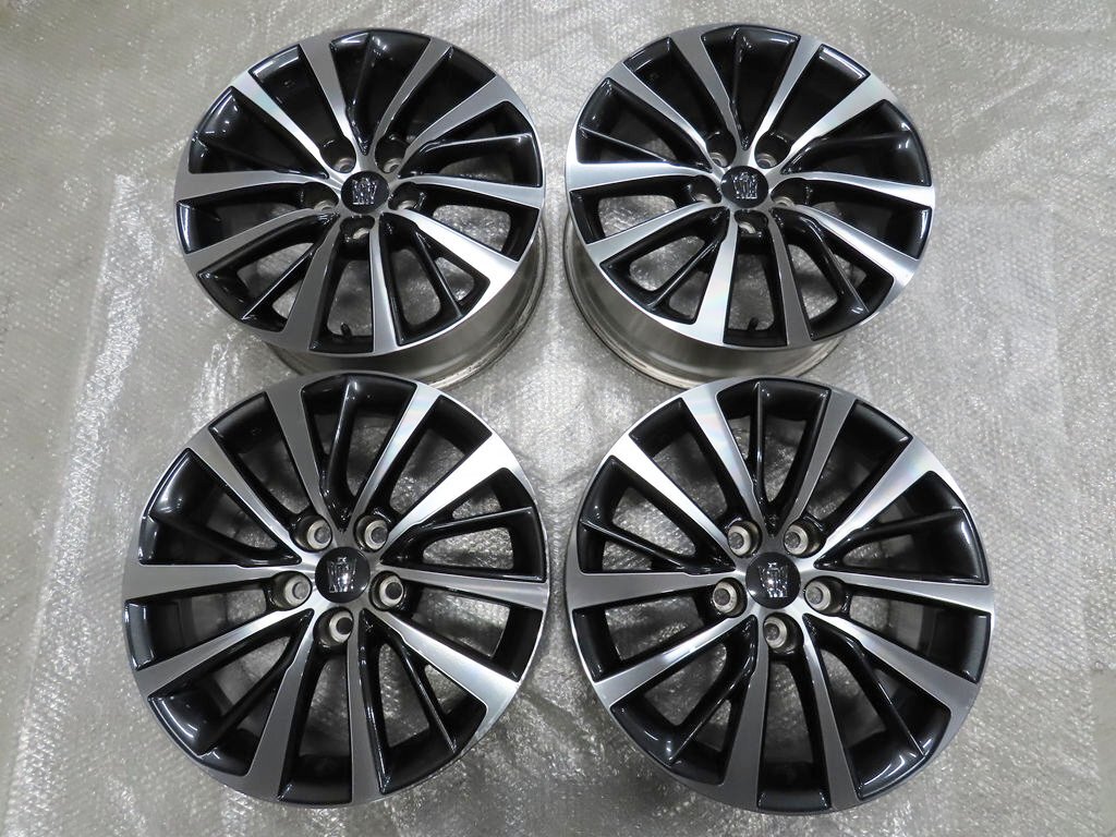4本 トヨタ 220系 クラウン ハイブリッド G 純正 7J +40 PCD114.3 5穴 17インチ ARS220拍卖