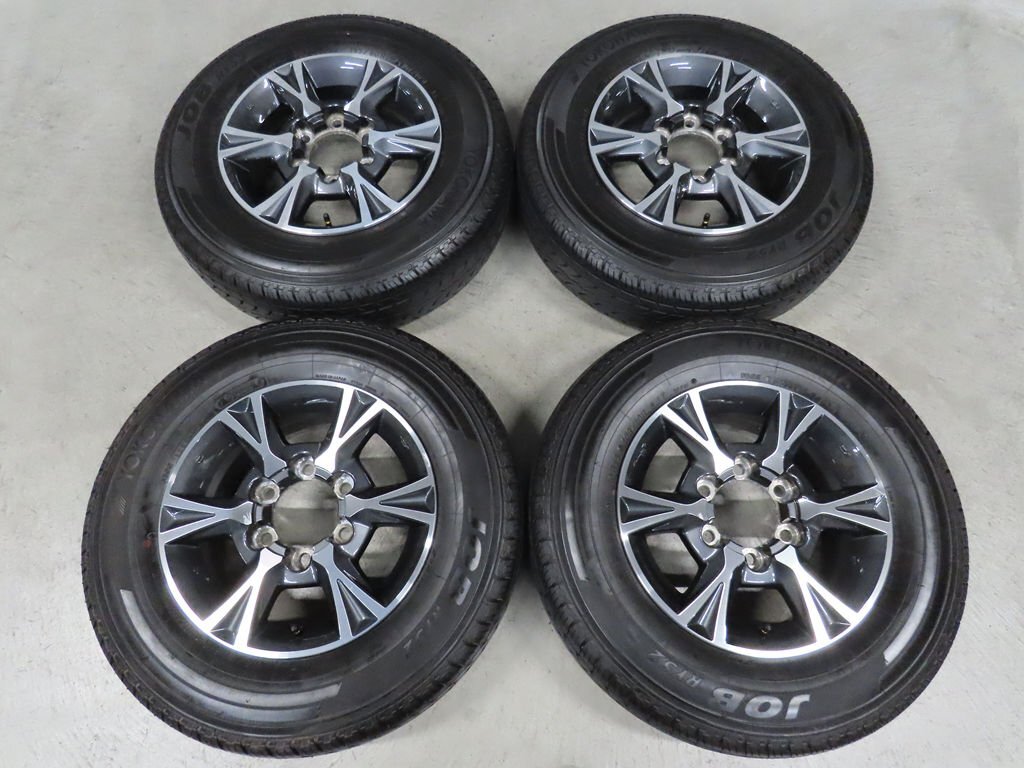 トヨタ ハイエース 195/80R15 TRH200 GDH206 純正 オプション アルミホイール 6J+35 PCD139.7 6穴 LT 超バリ溝拍卖