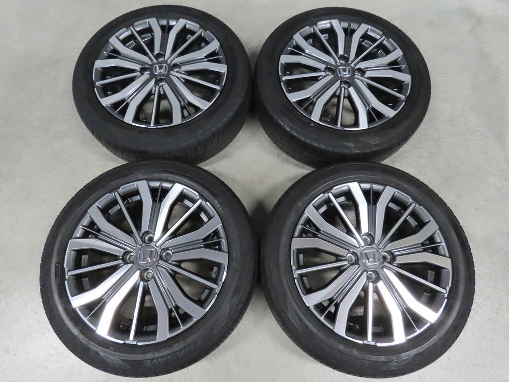 ホンダ グレイス ハイブリッド EX 純正 185/55R16 ダンロップ 6J +53 PCD100 4穴 GM6 フィット バリ溝拍卖