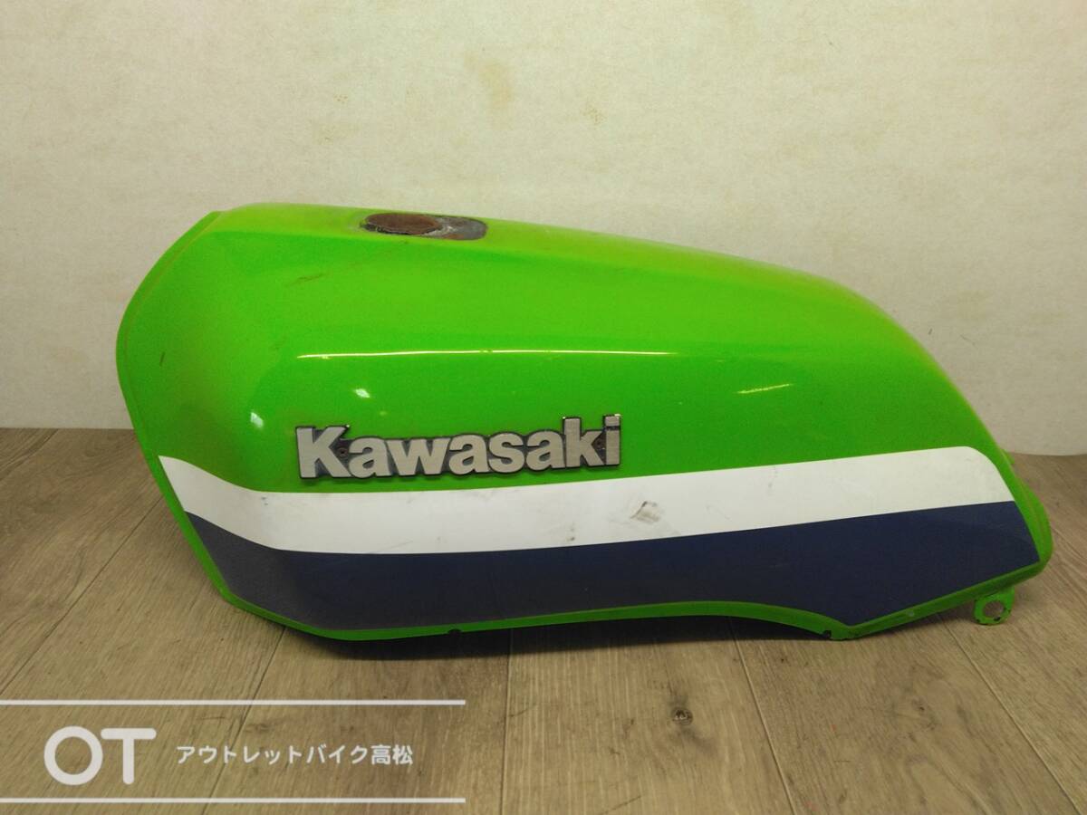Z400GP カワサキ kawasaki 中古 純正 タンク ライムグリーン 希少 P18042510拍卖