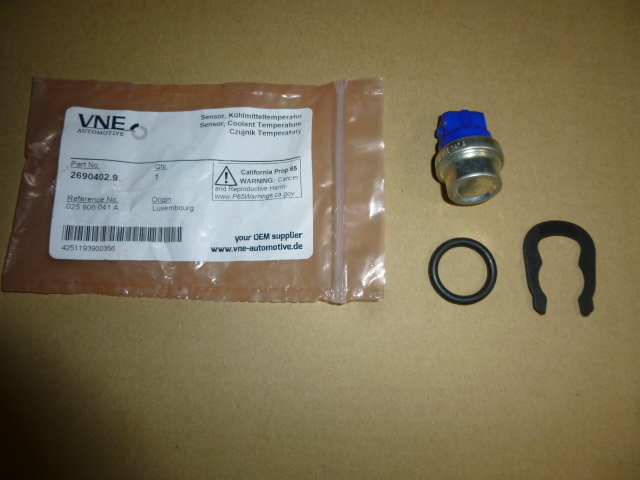 ヴァナゴンT3/カラベルT3/ヴァナゴンT4/ユーロバンT4/GOLF2/GOLF3VR6用水温センサー新品2PIN青拍卖