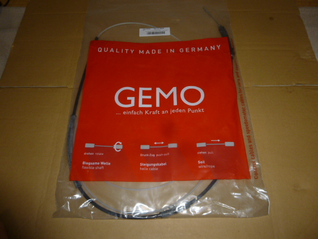 トランスポーターT3/ヴァナゴンT3/カラベルT3用右ハンドルMT車用アクセルケーブル新品ドイツ製拍卖