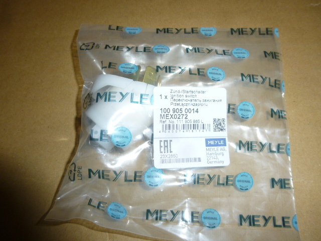 ヴァナゴンT3/カラベルT3/GOLF1カブリオレ/GOLF2用イグニッションキースイッチ新品MEYLE製拍卖