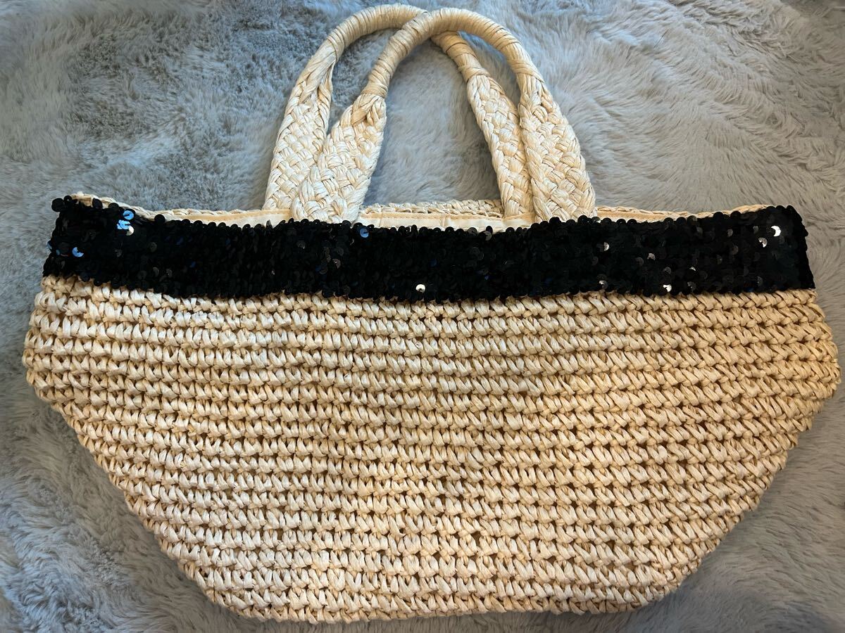 ロペピクニック★ペーパースパンコールカゴバッグ拍卖