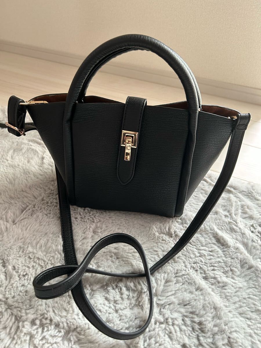 PLAIN CLOTHING★メタルパーツミニトート・ショルダーバッグ★2WAY拍卖