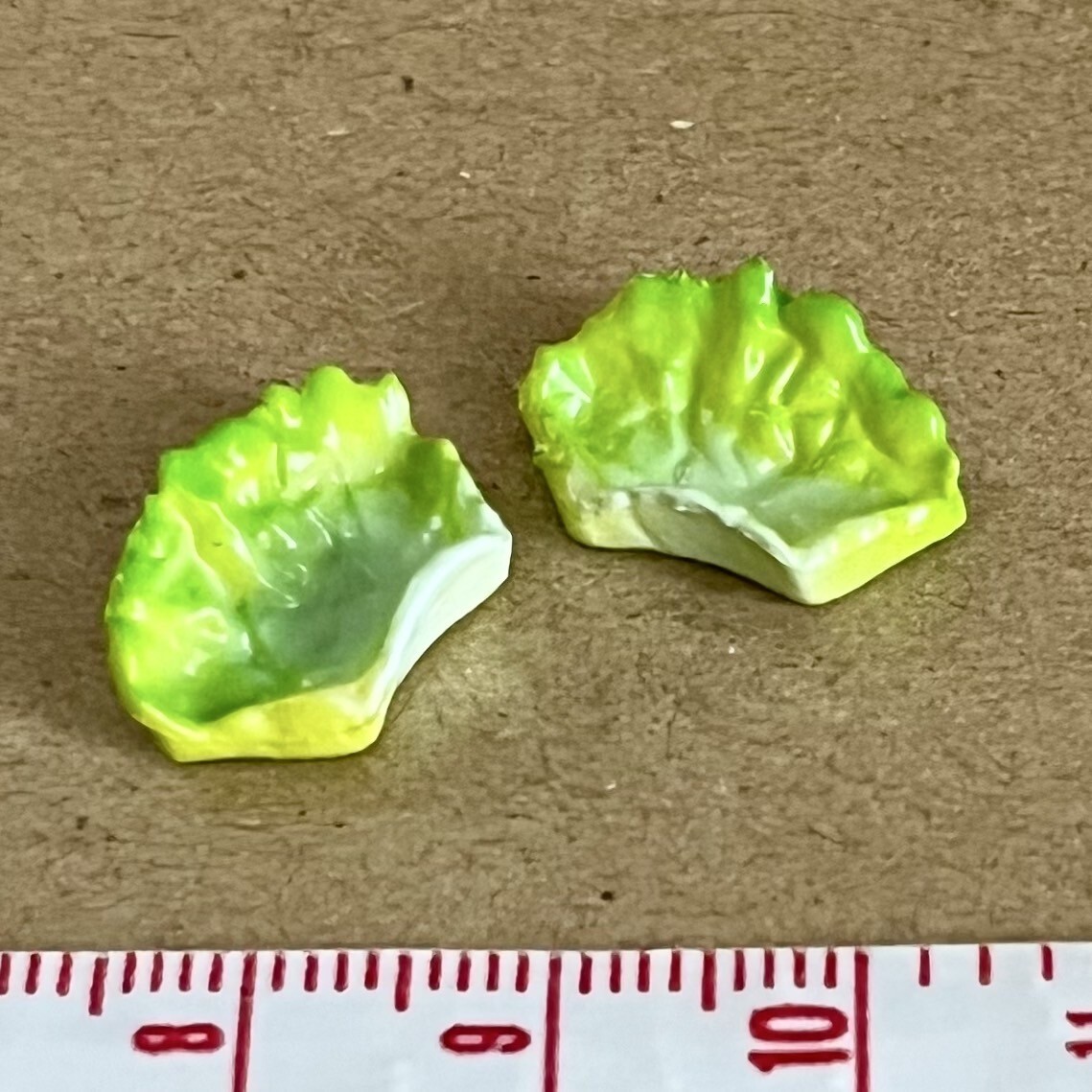 レタス 2枚 ミニチュア品 リーメント わくわくお誕生日会 ぷちサンプル拍卖