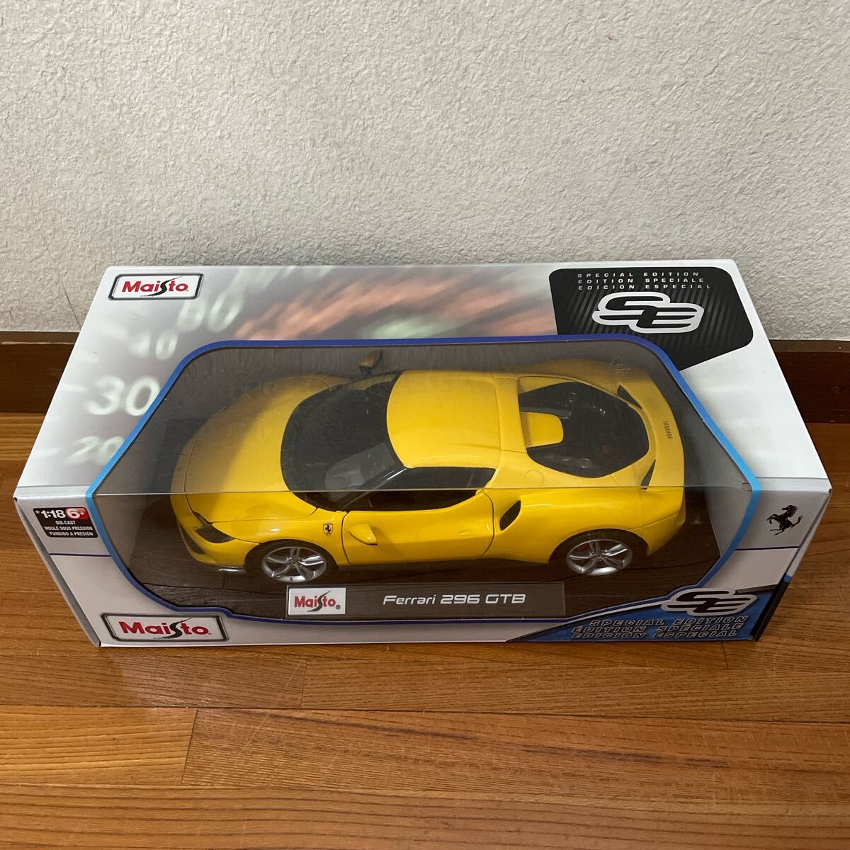 【送料無料★新品未開封】 Maisto 1/18 Ferrari 296 GTB スペシャルエディション マイスト フェラーリ ミニカー BMW Datsun BENZ Bugatti拍卖