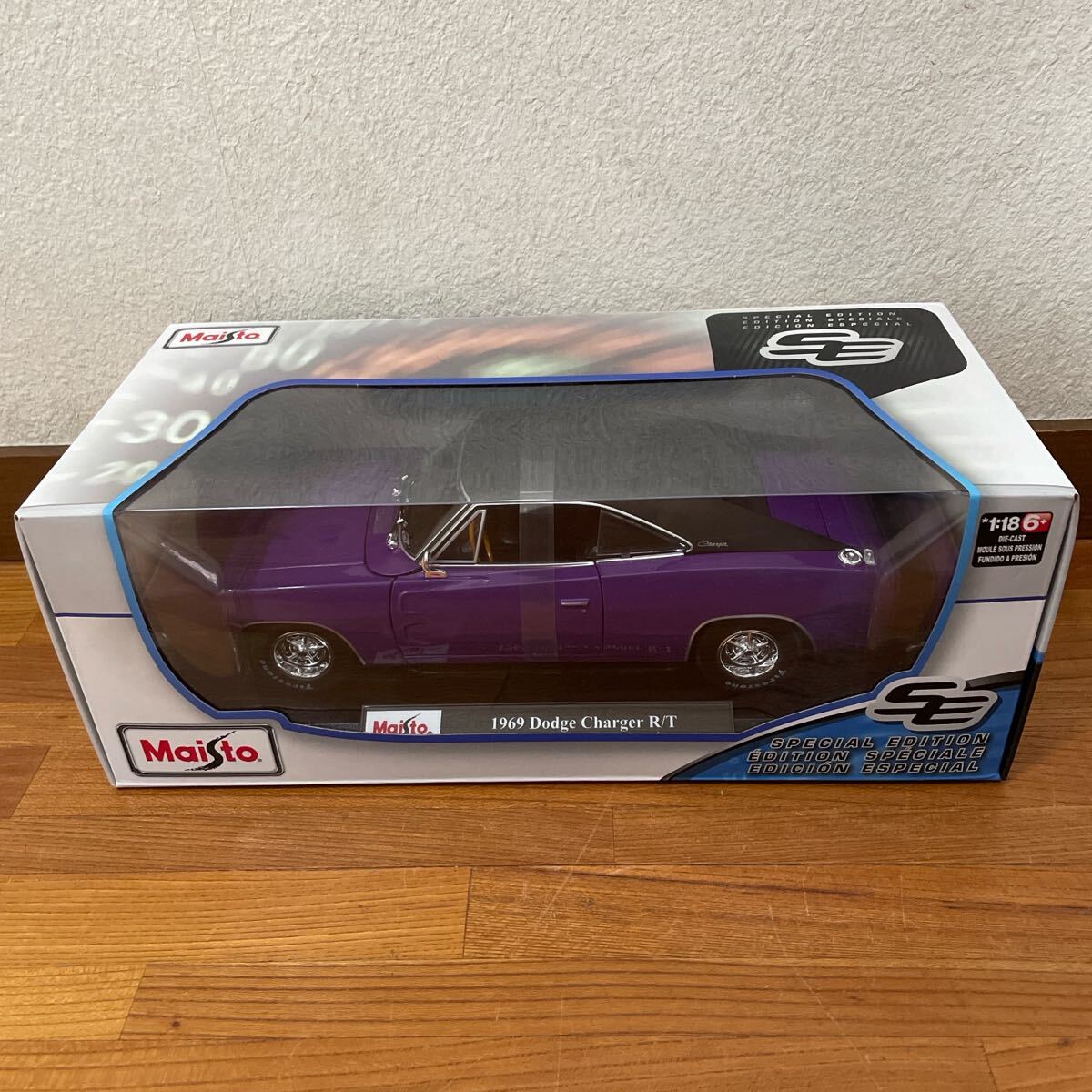 【送料無料★新品未開封】 Maisto 1/18 1969 Dodge Charger R/T スペシャルエディション マイスト ダッジ ミニカー BMW Datsun Bugatti GT拍卖