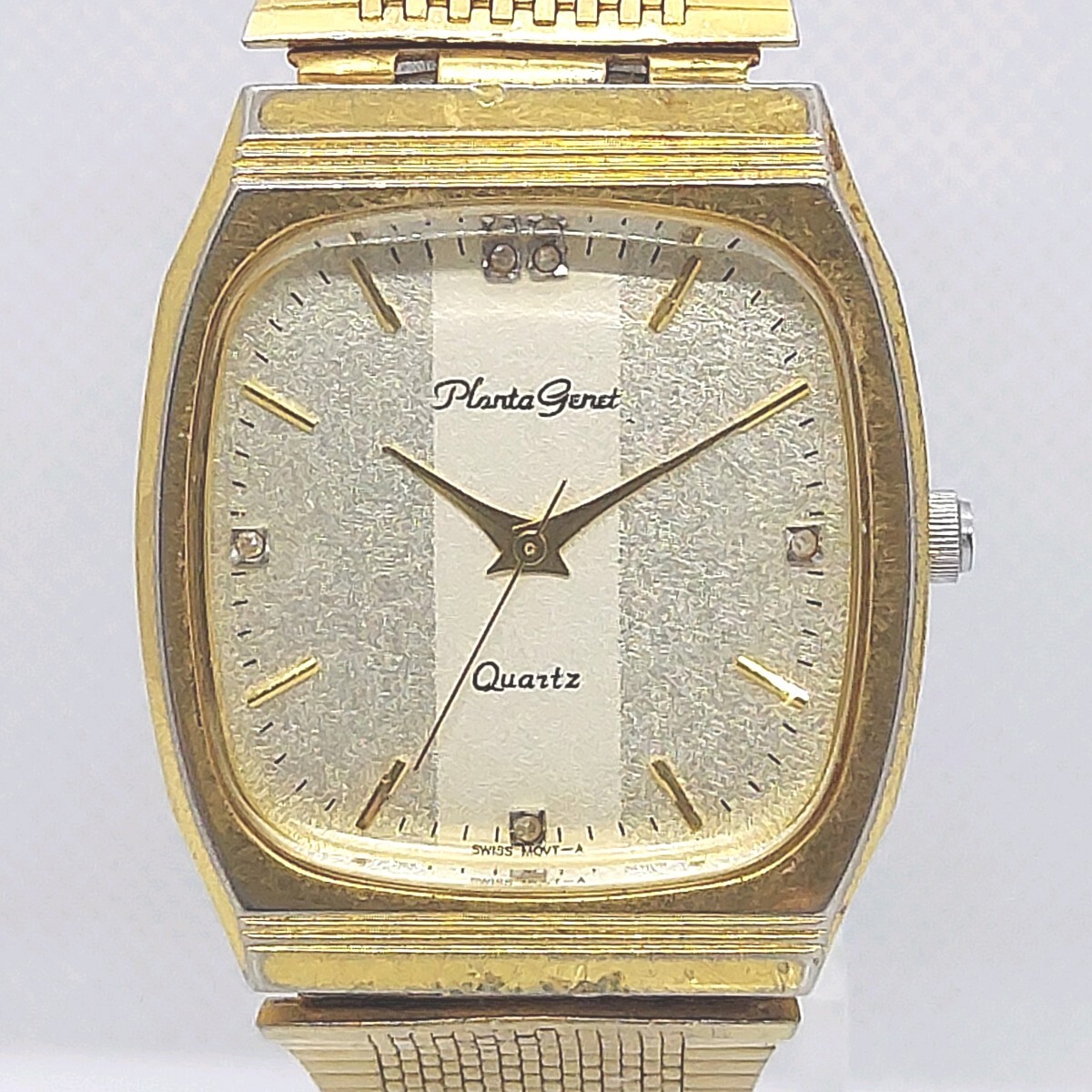 【L46】プランタジェネット メンズ腕時計 QZ Planta Genet拍卖