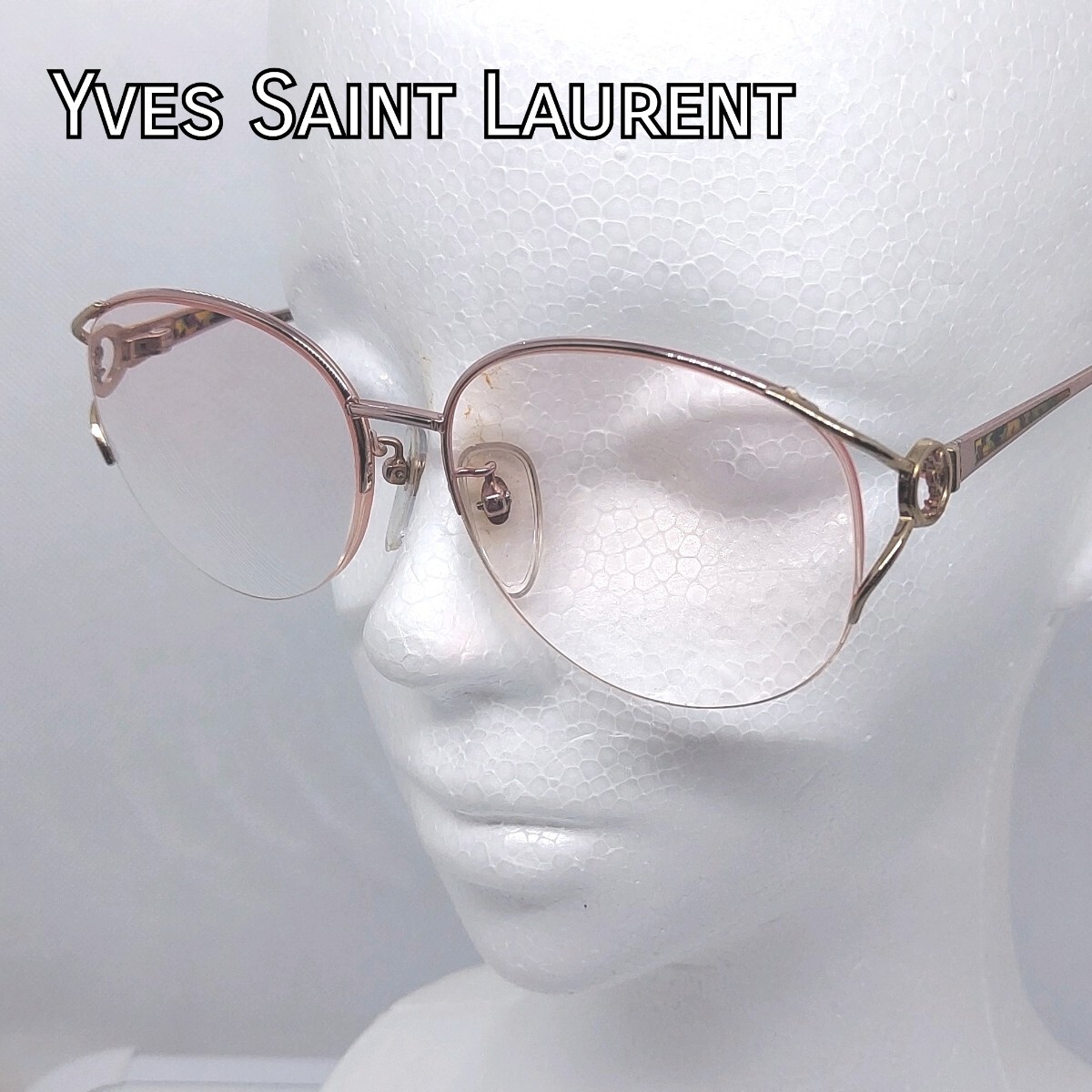 イヴサンローラン メガネ 度入り メガネフレーム 56□16-130 30-5654 Ti-P Yves Saint Laurent拍卖