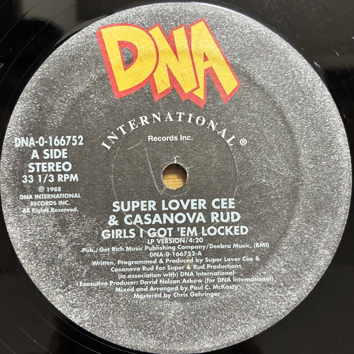 SUPER LOVER CEE & CASANOVA RUD GIRLS I GOT 'EM LOCKED 12インチ シングル拍卖