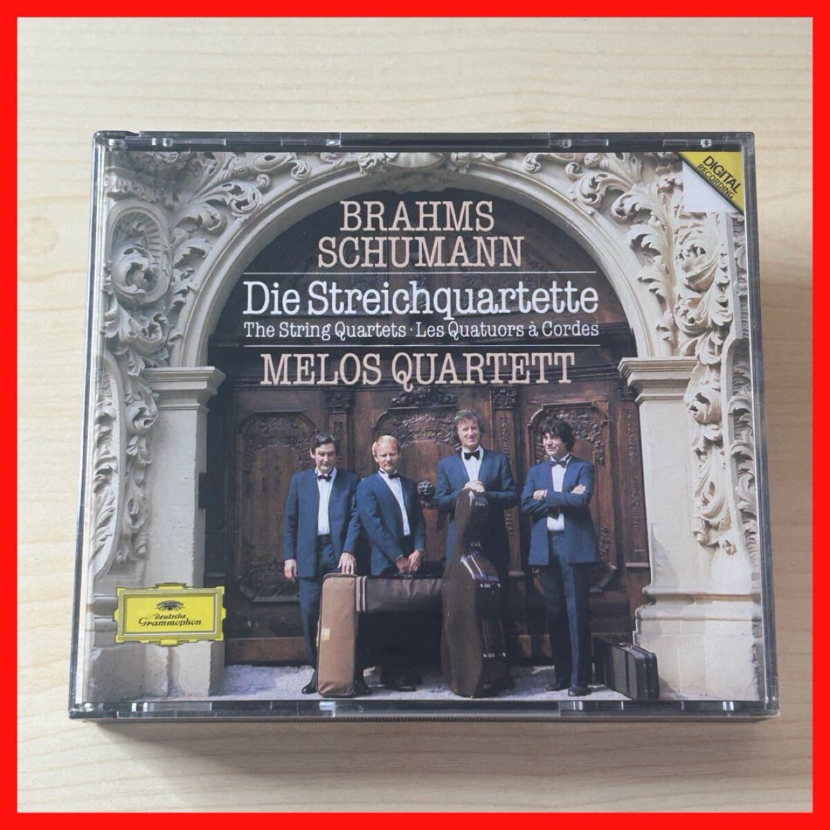 【SC08】CD シューマン ブラームス/弦楽四重奏曲集 メロス弦楽四重奏団 SCHUMANN BRAHMS MELOS QUARTETT拍卖