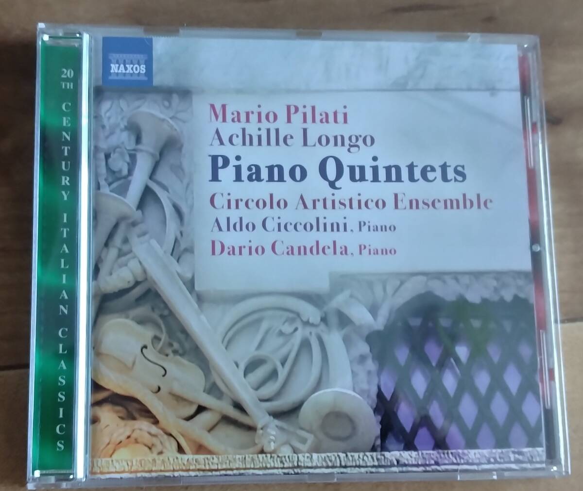 ピラーティ ロンゴ ピアノ五重奏曲 カンデーラ チッコリーニ circolo artistico ensemble Ciccolini Candela piano quintets Pilati Longo拍卖