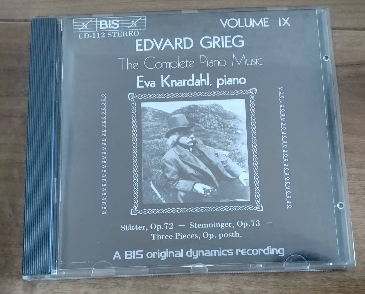 クナルダール グリーグ スレッター 他 CD Eva Knardahl vol 9 Grieg op72 op73 Tre klaverstykker ピアノ拍卖