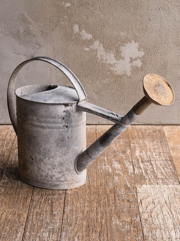 フレンチ アンティーク ブリキ製 ジョウロ ガーデニング 13040拍卖