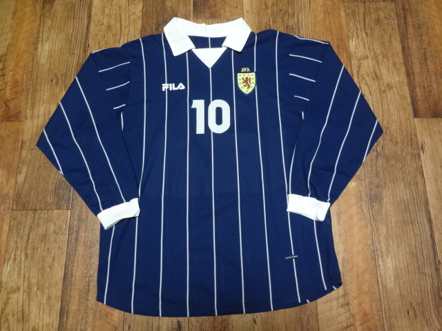 スコットランド代表 正規品 ユニフォーム シャツ 2002/2003 ホーム #10 ゲミル拍卖
