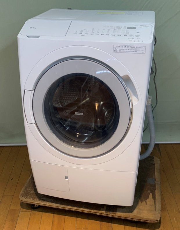 ☆ 日立 BD-SV120JL ドラム式洗濯乾燥機 標準洗濯容量12kg 標準乾燥容量6kg 2024年製 HITACHI 中古 ☆拍卖