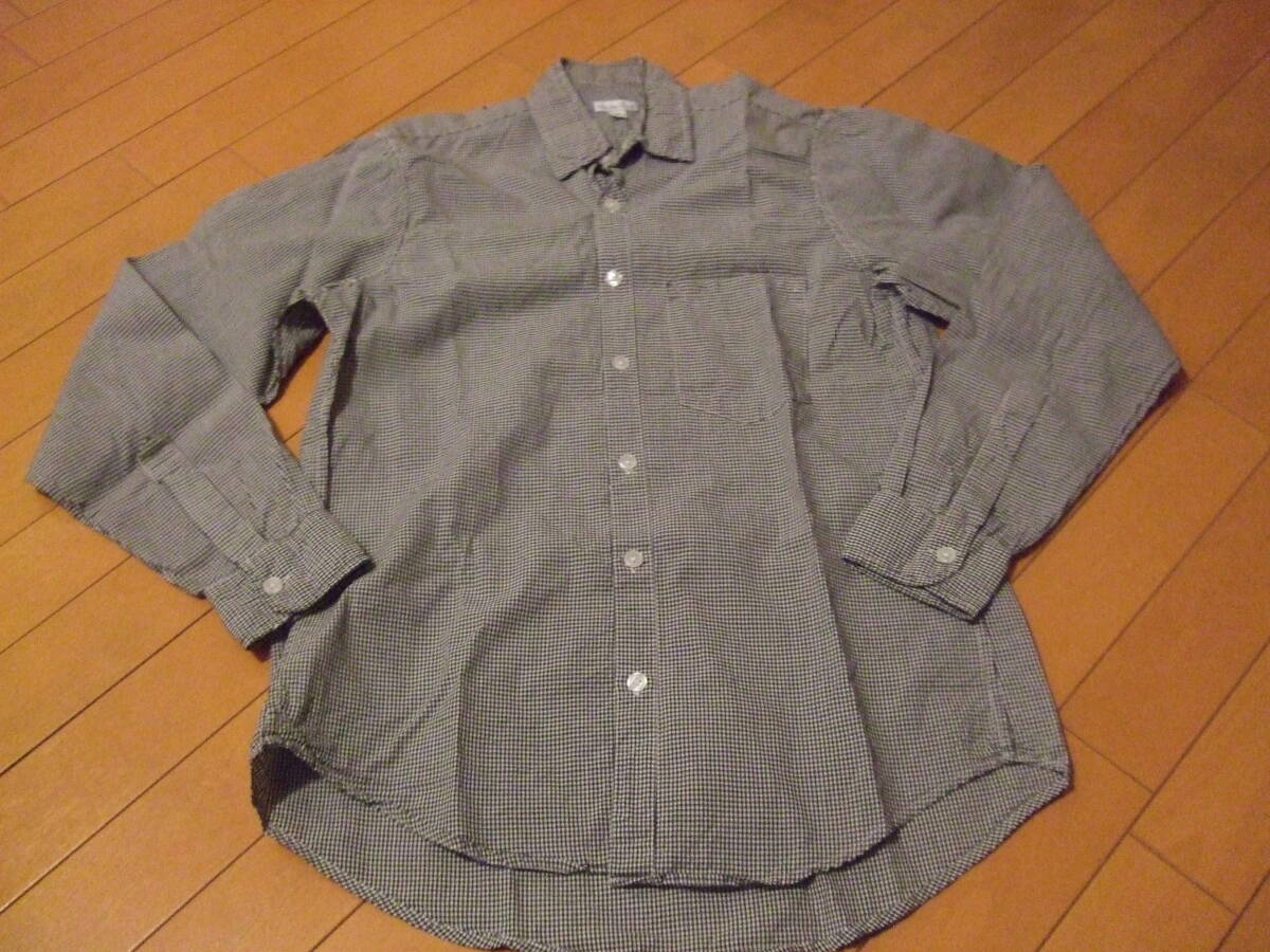 ユーズド送料込即決☆スティーブンアラン シャツ☆メンズS ギンガムチェック拍卖