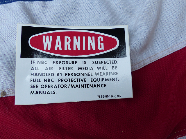 M151A2 NBCウォーニングデカール M151A1 JEEP 09拍卖