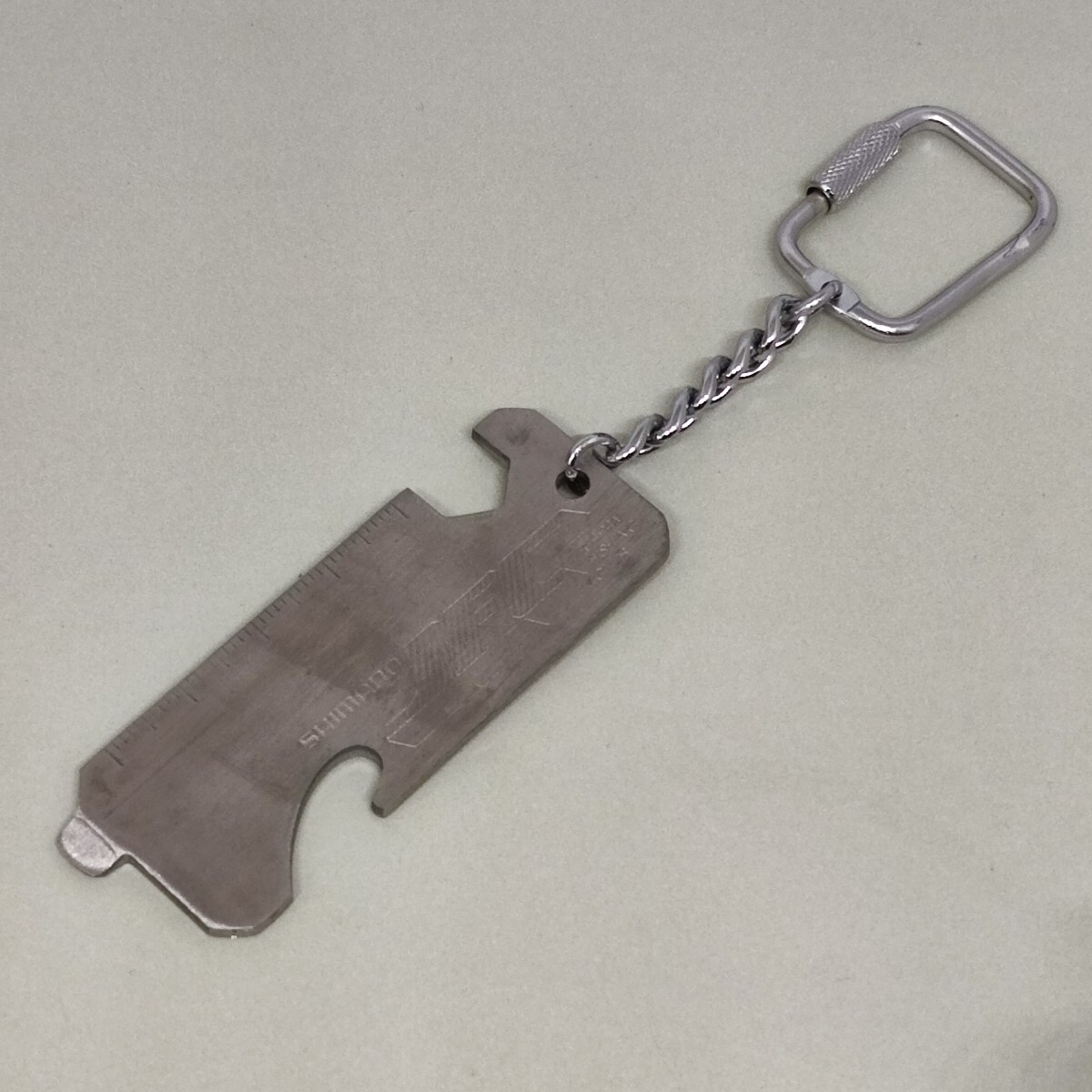 SHIMANO シマノ / JFC 多機能 ツール キーホルダー 未使用品? 金属製 シルバーカラー JAPAN FISHING CLUB拍卖