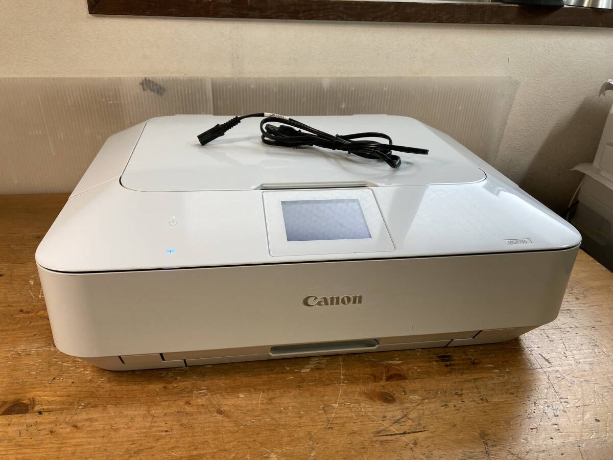 CANON キャノン A4 インクジェット プリンター 複合機 MG6330 PIXUS 42523ym CDトレー付 インク付拍卖