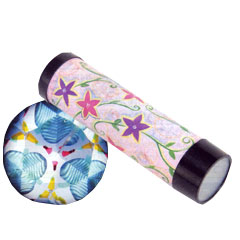 ◎★2463★民芸万華鏡★まんげきょう制作キット★子供には不思議な世界★知育玩具★伝承玩具★理科教材★簡単組み立て○拍卖