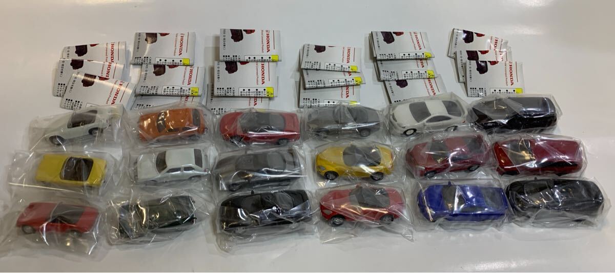 京商 HONDA ミニカーコレクション 1:100スケール 歴代Honda車 (全18種類) サークルKサンクス コーヒーのおまけ フルコンプ 計18点拍卖