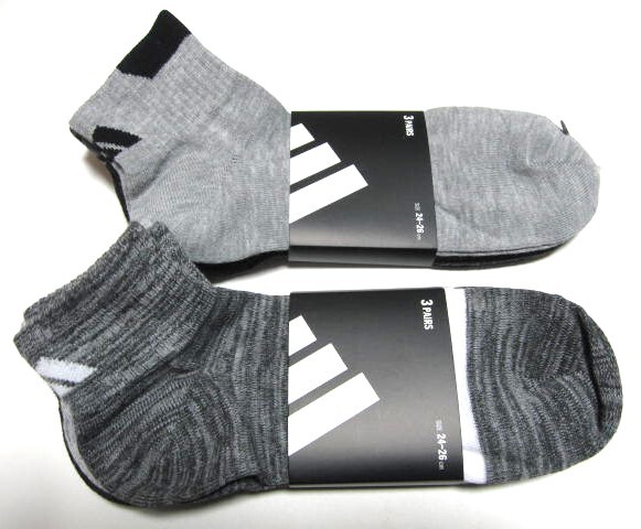 *送料無料*新品*24-26㎝*アディダス*ソックス3足×2*②*adidas*拍卖