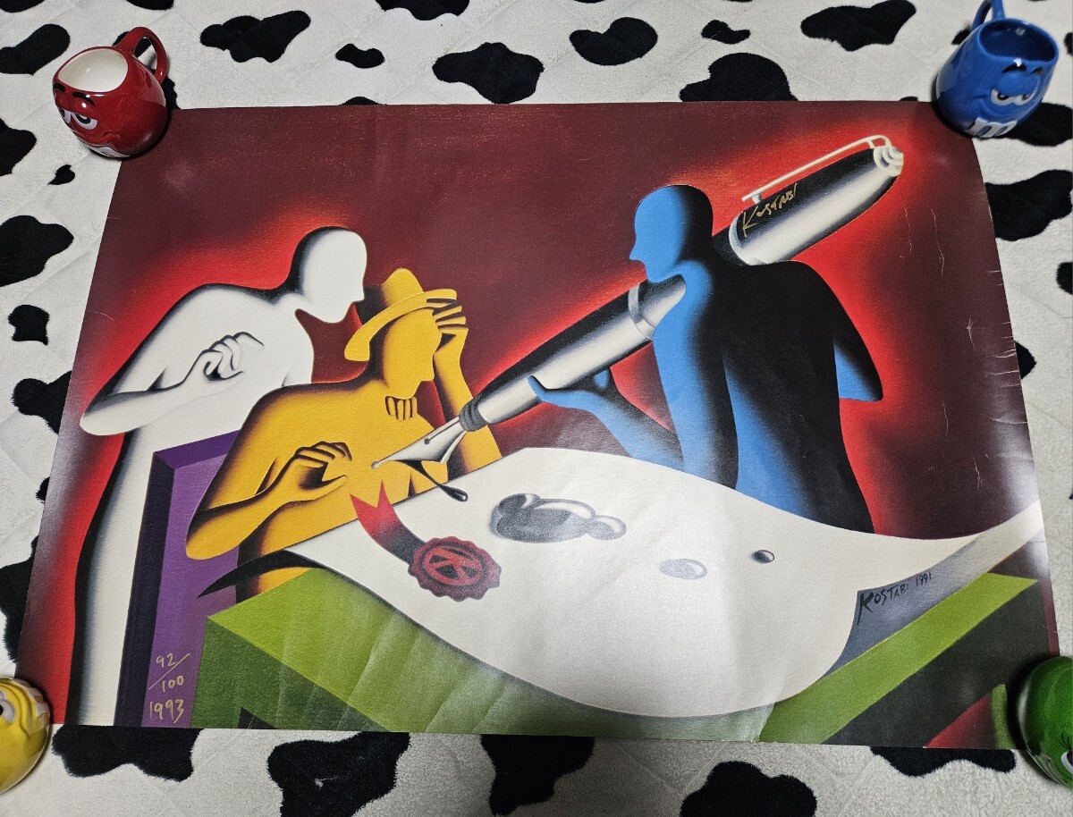 MARK KOSTABI マーク コスタビ オフセット 版画 シリアル 直筆 サイン 入り拍卖