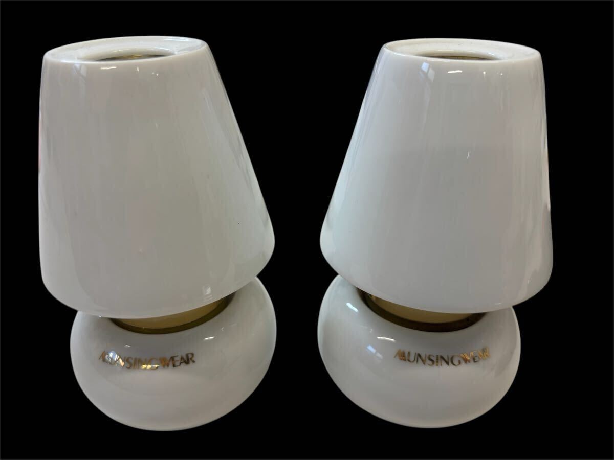 キャンドルスタンド 2個 高さ13センチ 直径8センチ  テーブルランプ拍卖