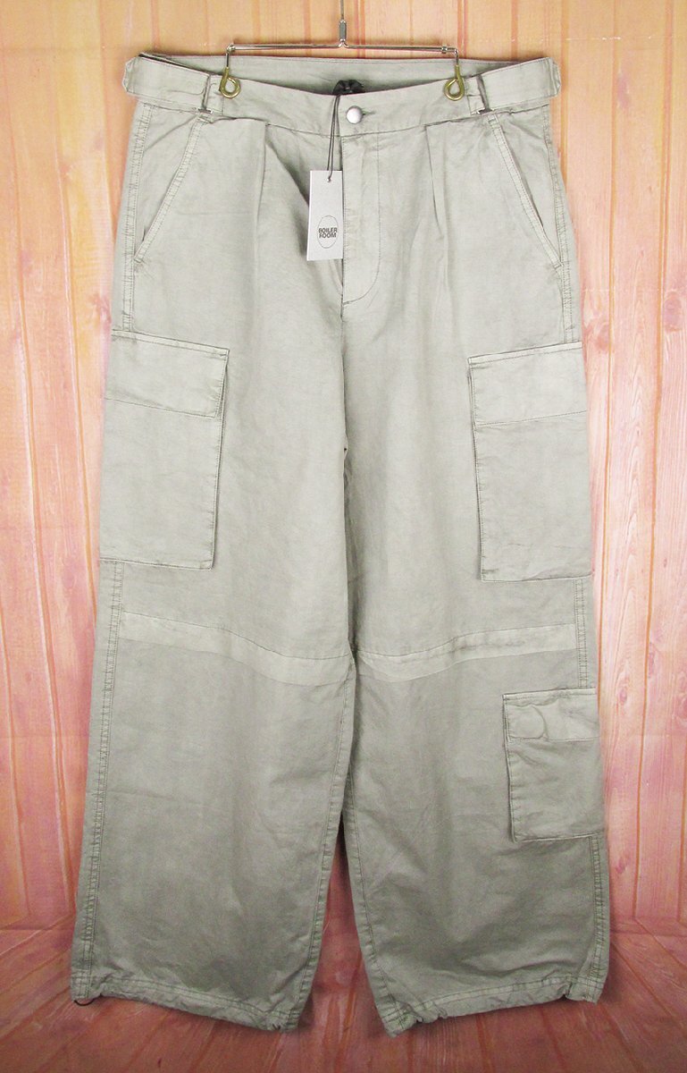 LYP20077 BOILERROOM ボイラールーム Worn Seam Cargo Pants カーゴパンツ AW24PT03TN ストーン W32 未使用拍卖