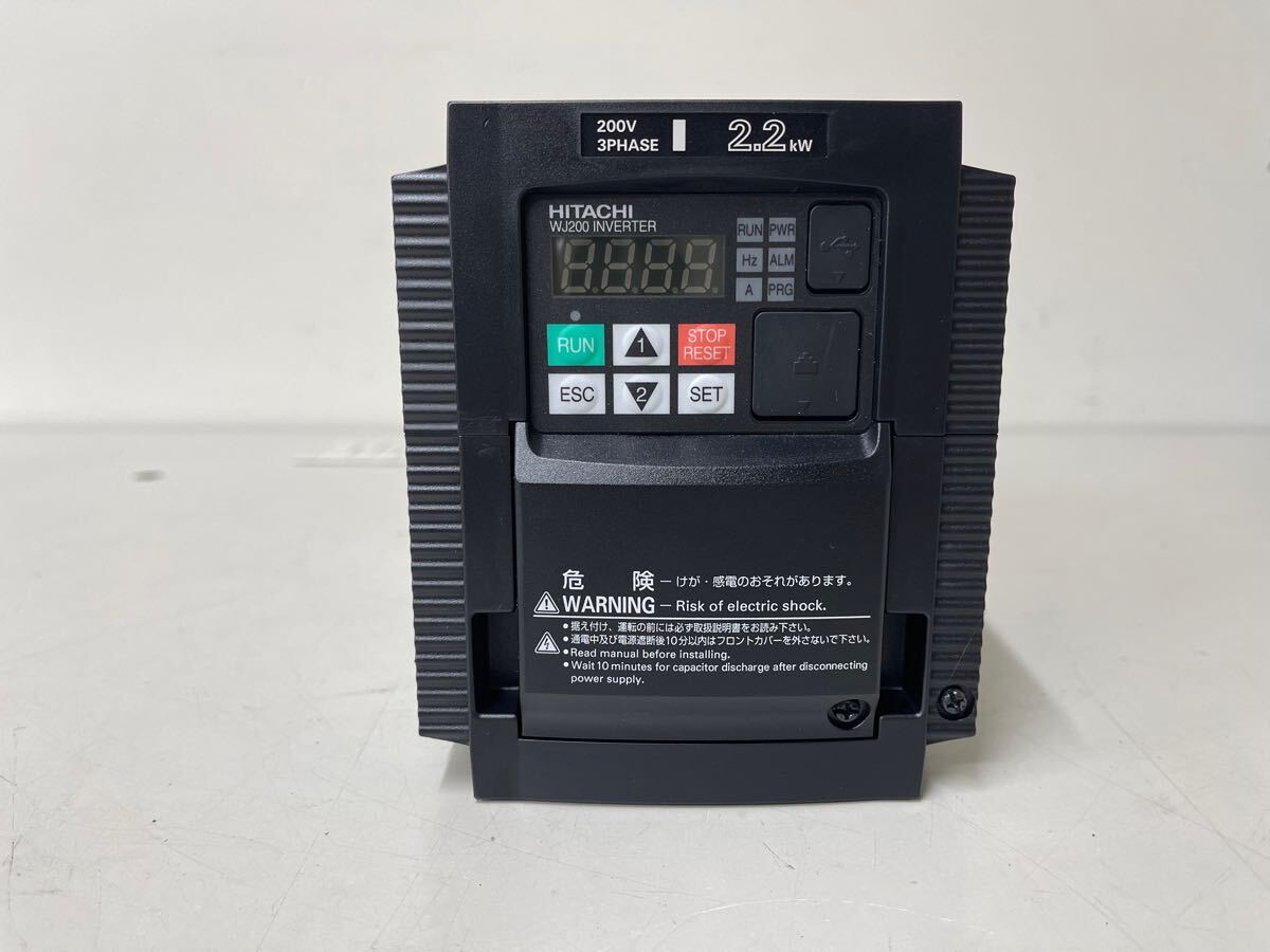 B645 未使用品 ■日立 インバータ WJ200-022LF (三相モーター制御用) WJシリーズ 三相200V 2.2kW インバーター拍卖