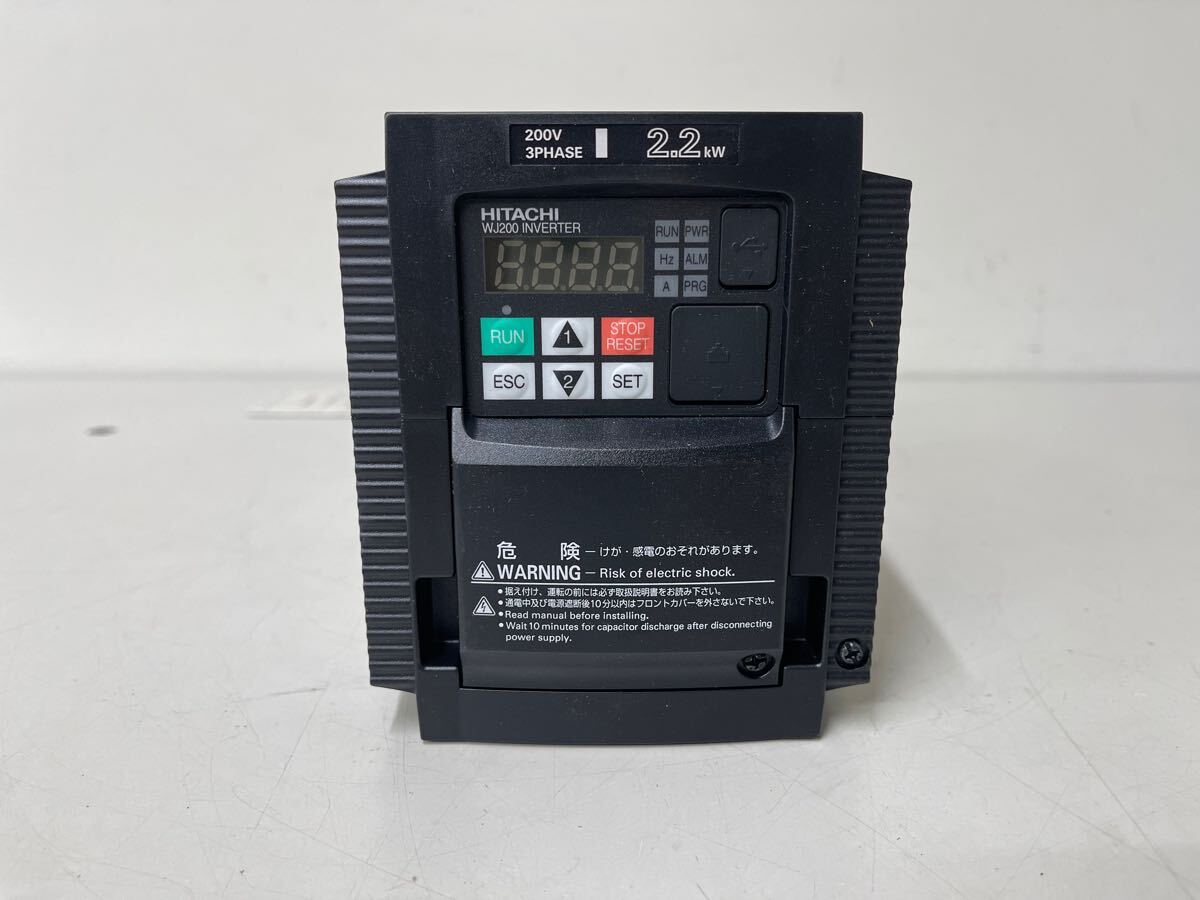 B647 未使用品 ■日立 インバータ WJ200-022LF (三相モーター制御用) WJシリーズ 三相200V 2.2kW インバーター拍卖