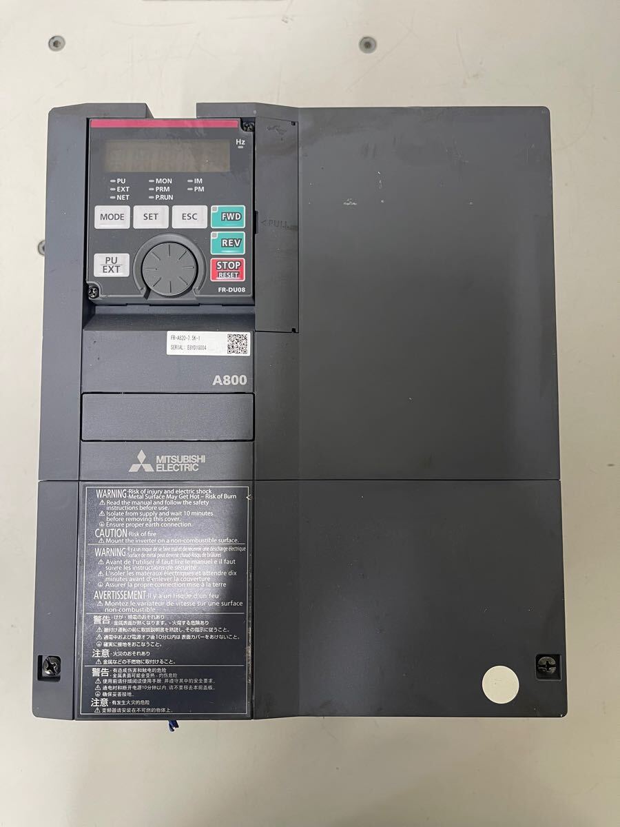 B671 三菱電機 FREQROL FR-A820-7.5K-1 インバータ 拍卖