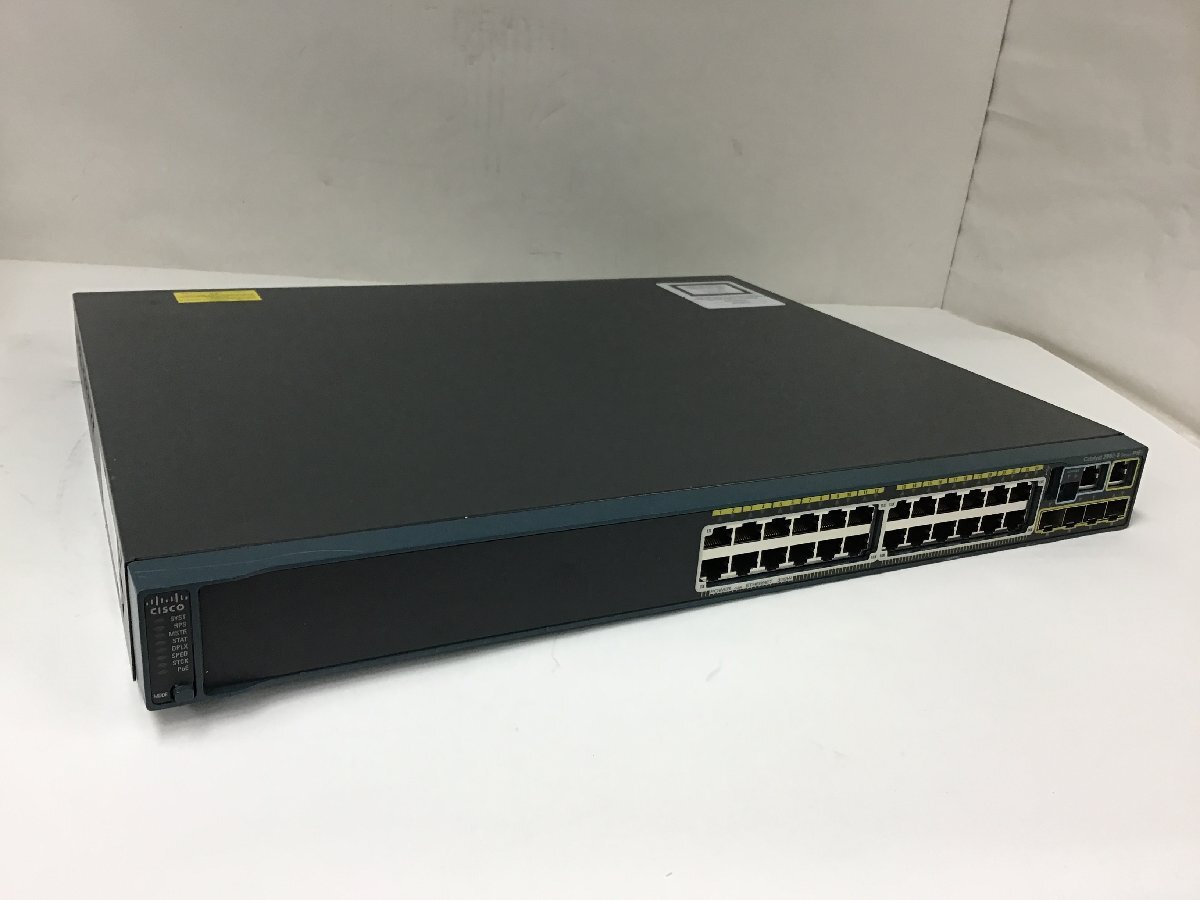初期化済み CISCO/シスコ Catalyst 2960-S series 2960S-24PS-L 搭載OS Version 15.0(2)SE5 【X01967】拍卖