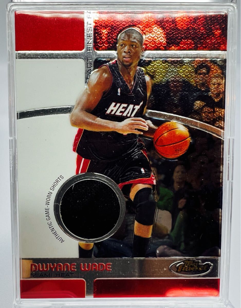 貴重★優勝年 Game Worn Shorts 2006 Topps Finest Dwyane Wade ドウェイン・ウェイド NBA Heat 実使用 バスパン Panini 優勝 Finals MVP拍卖