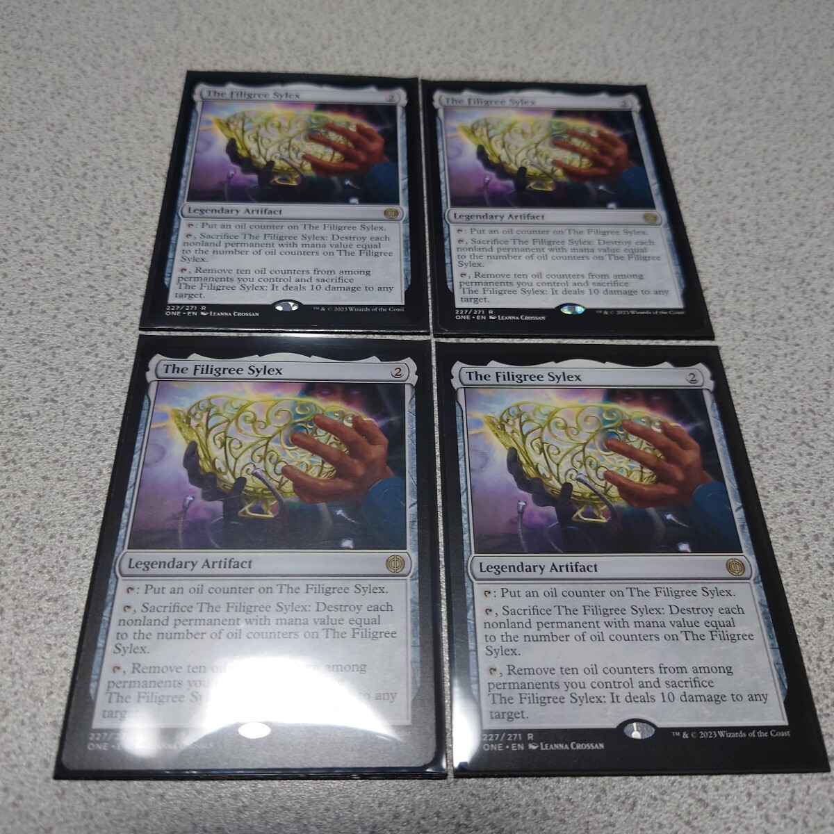 MTG ONE 金線の酒杯 英語 四枚セット ファイレクシア:完全なる統一 即決拍卖