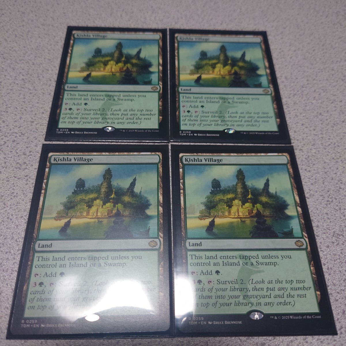 MTG TDM キシュラ村 英語 四枚セット タルキール:龍嵐録 即決拍卖