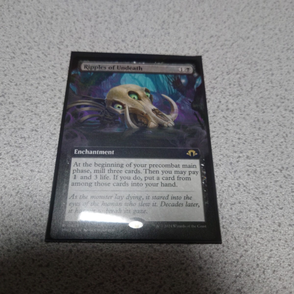 MTG MH3 不死のさざ波 英語 一枚 拡張アート モダンホライゾン3 即決拍卖