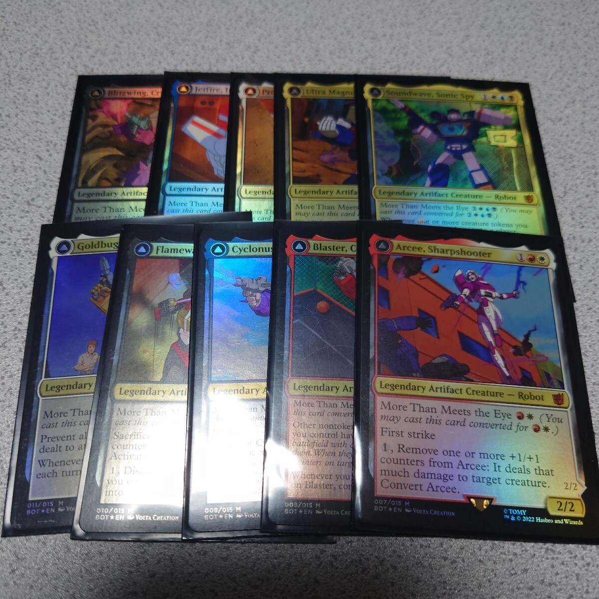 MTG BRO トランスフォーマー まとめ 英語foil 10種 10枚セット 兄弟戦争 BOT 即決拍卖