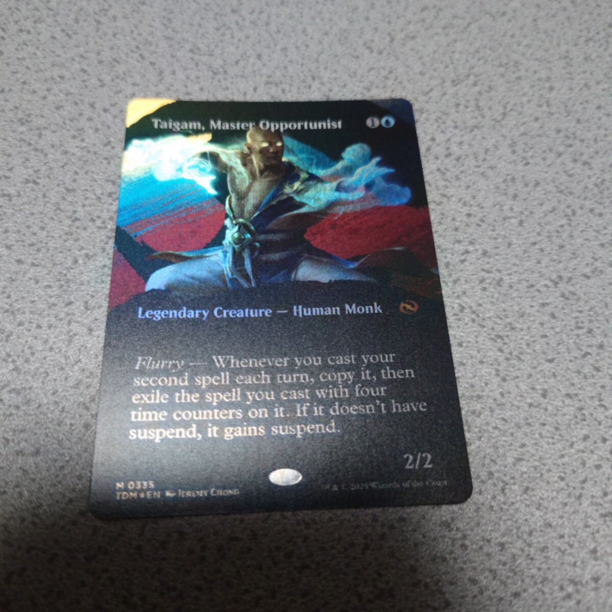 MTG TDM 光好機を逃さぬ達人、テイガム 英語foil 一枚 ボーダーレス タルキール:龍嵐録 即決拍卖