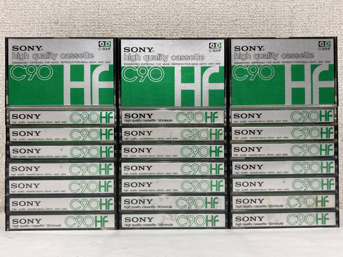 ★☆サ331 SONY カセットテープ C90HF 24本セット☆★拍卖