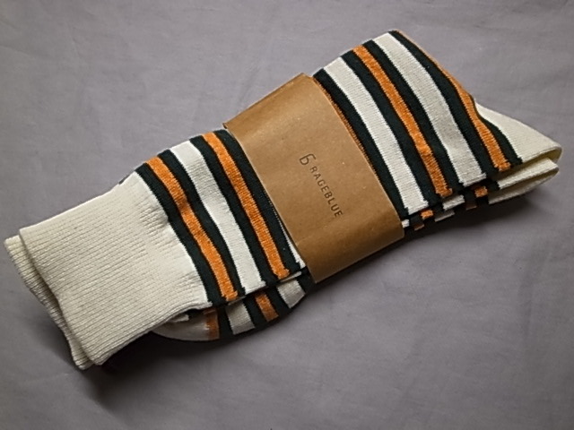 ★RAGEBLUE レイジブルー ロングソックス 2足組★アーカイブ archive拍卖