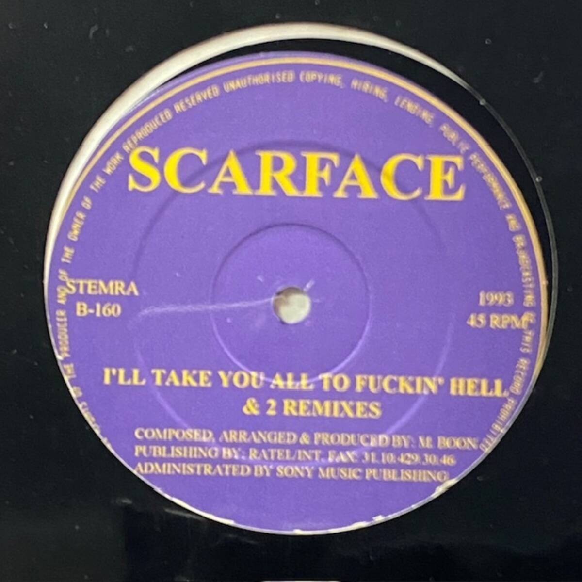 ★★値下出品★ Scarface - I'll Take You All To Fuckin' Hell(★盤面極上品!)    ★元値3800円★拍卖