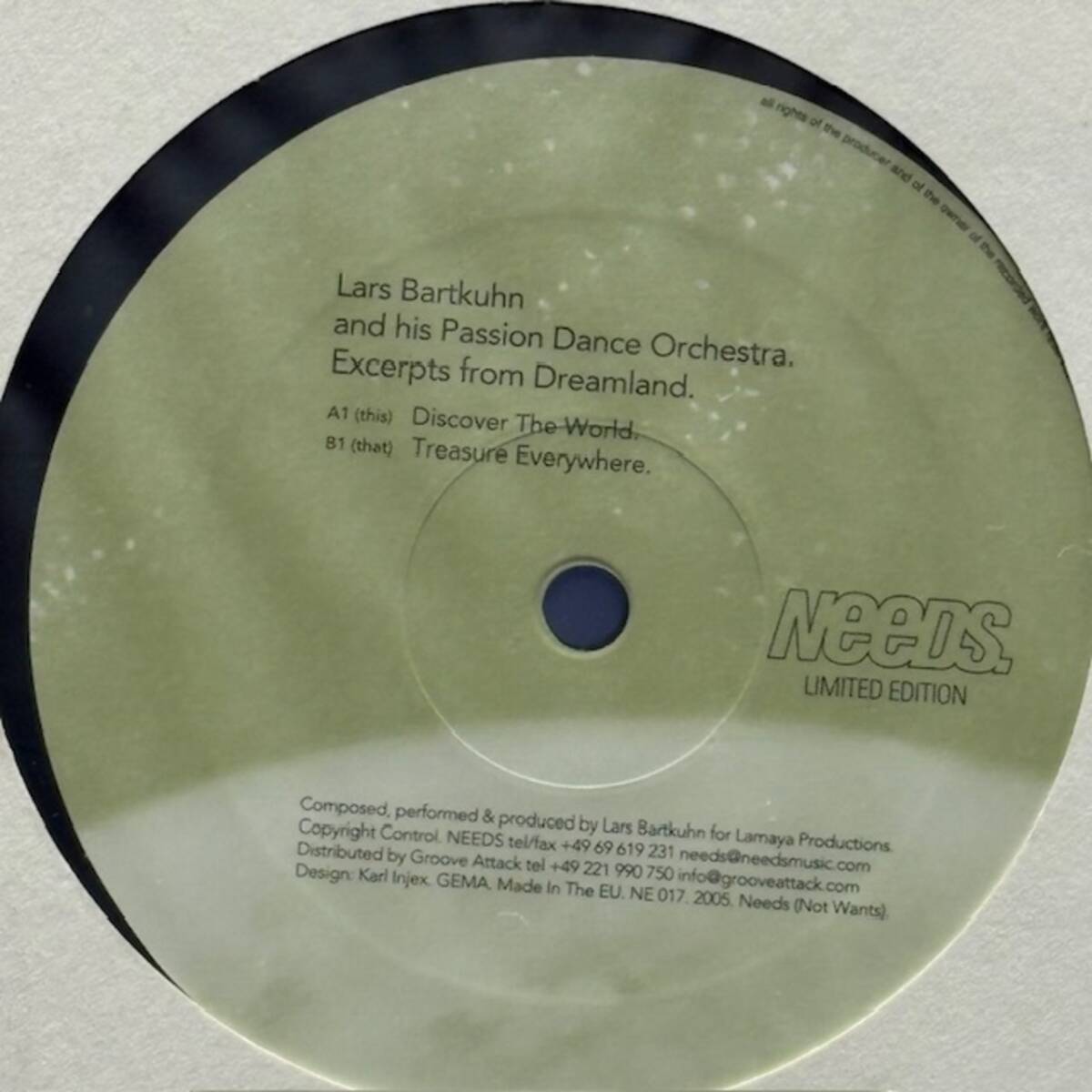 ★★値下出品★ Lars Bartkuhn And His Passion Dance Orchestra Excerpts From Dreamland(★盤面ほぼ良品!)   ★元値4500円★拍卖