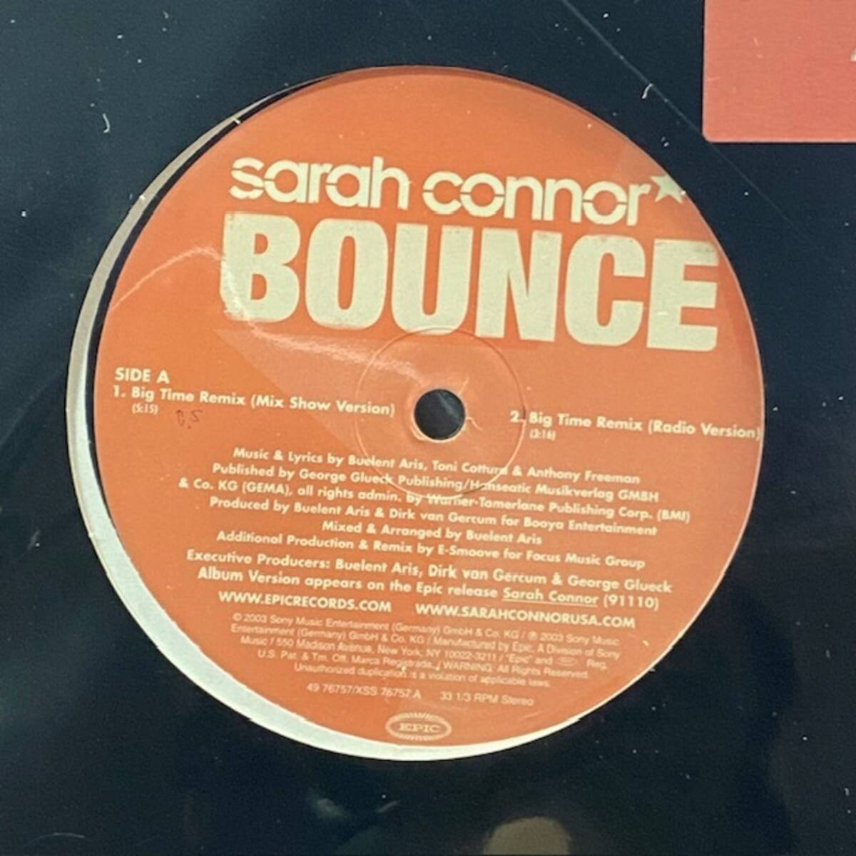 ★Sarah Connor - Bounce(★盤面ほぼ良品!)拍卖