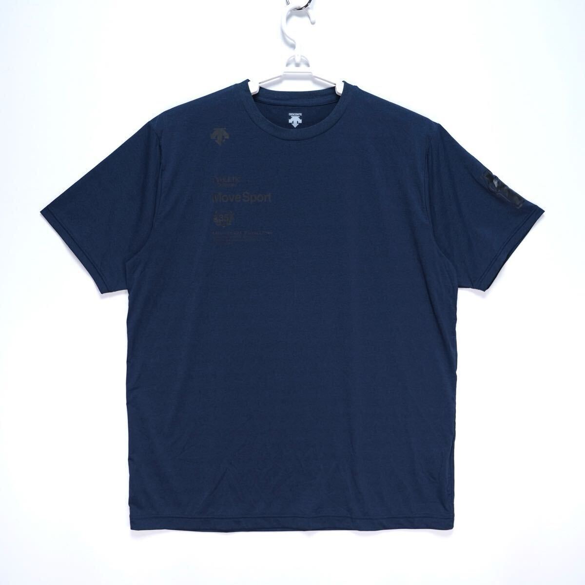 【送料無料】横浜DeNAベイスターズ/DESCENTE(デサント)/サンスクリーンTシャツ/Bシンボル/品番:DMMPJA55DC/ネイビー/XAサイズ拍卖