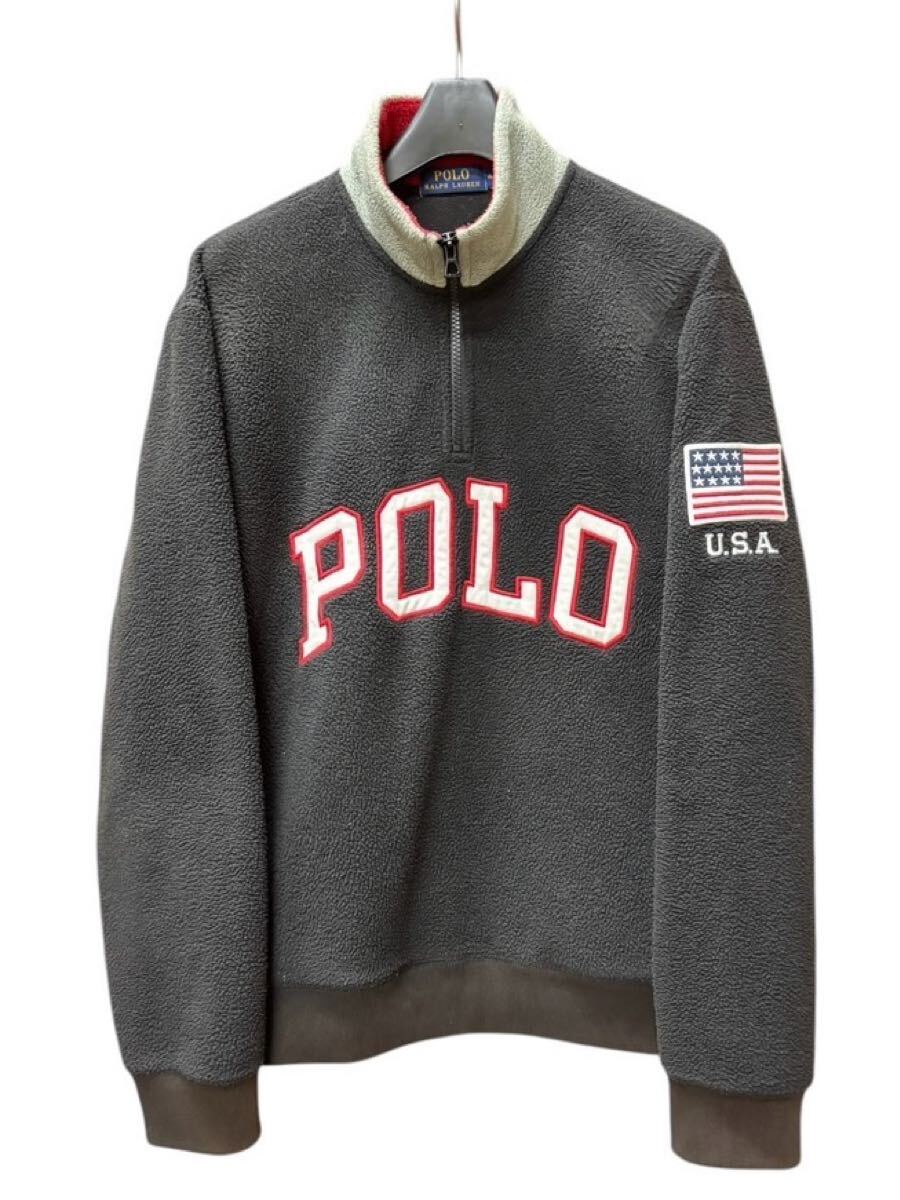 00s Polo Ralph Lauren ハーフジップフリース USA アメカジ 古着 ラルフローレン ストリート テック拍卖