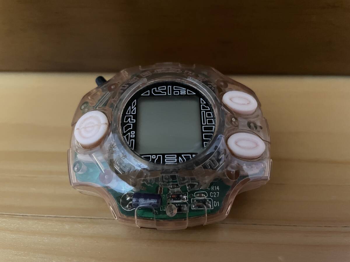 デジモンアドベンチャー デジタルモンスター デジモン デジヴァイス ヒカリカラー クリア ピンク 動作確認済み 当時品拍卖